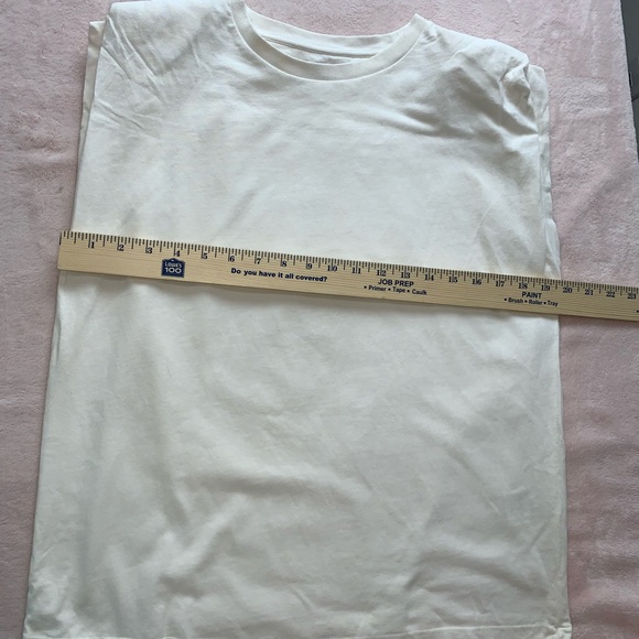 ANINE BING Tanner Structured Shoulder Tank Tee in white Size medium - Picture 7 of 12